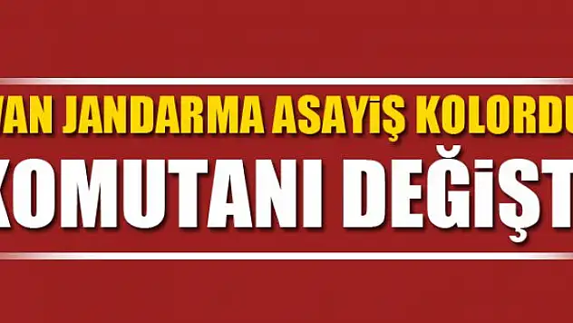 Van Jandarma Asayiş Kolordu'da nöbet değişimi