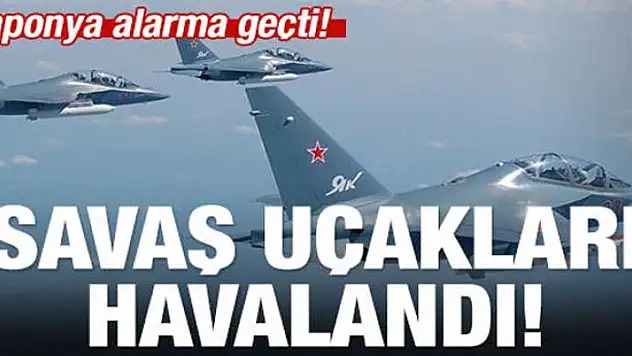 Japonya alarma geçti! Savaş uçakları havalandı