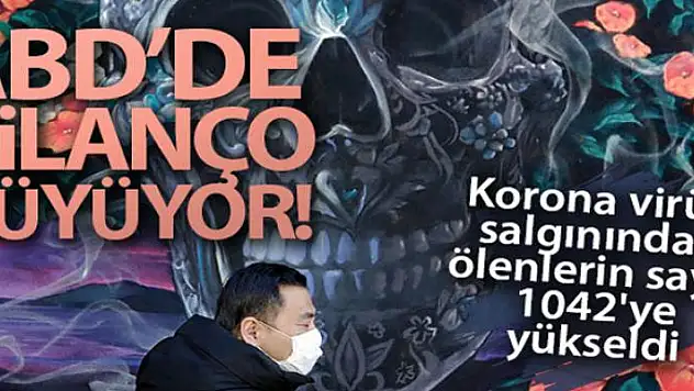 ABD'de korona virüs salgınından ölenlerin sayısı 1042'ye yükseldi