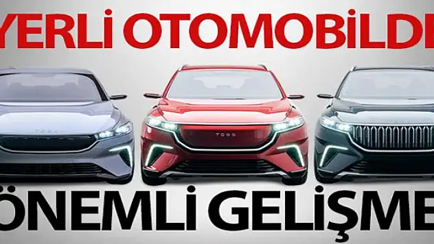 Yerli otomobil Yatırım Teşvik Belgesi'ni aldı
