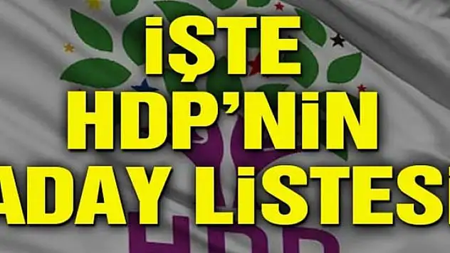 HDP aday listesini YSK'ya verdi