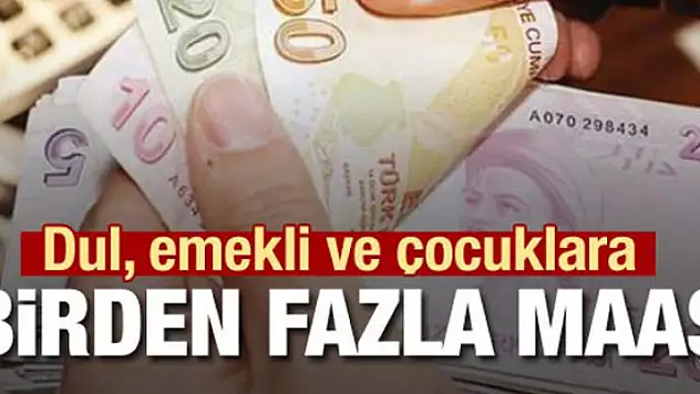 Dul eşlere ve emekliye birden fazla emeklilik maaşı