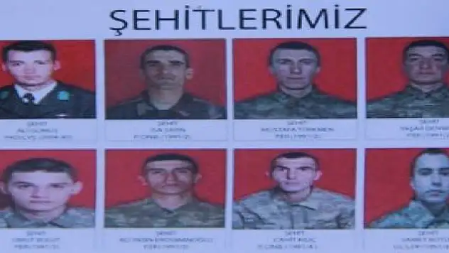 ŞEHİTLERE SON VEDA