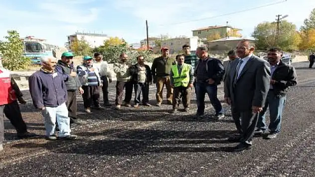 BELEDİYE' DEN ASFALT ÇALIŞMASI