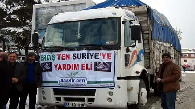 ERCİŞ'TEN SURİYE'YE YARDIM ELİ