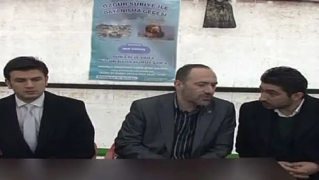 SURİYE HALKI'NA YARDIMA DEVAM