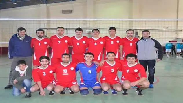 Voleybol Takımı Iğdır Takımı'nı  mağlup etti
