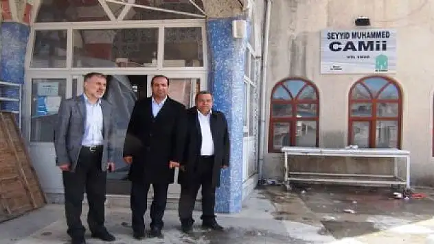 ÇİFTCİ CAMİ İNŞAATLARINI GEZDİ