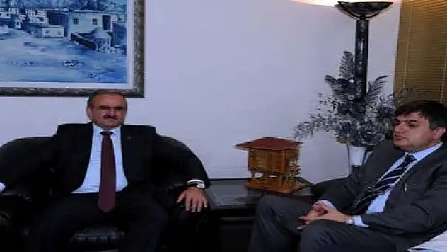 ÇETİNSAYA'DAN KARALOĞLU'NA ZİYARET