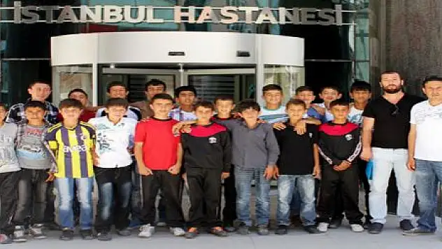 B. Vanspor U13 takımı sağlık kontrölünde