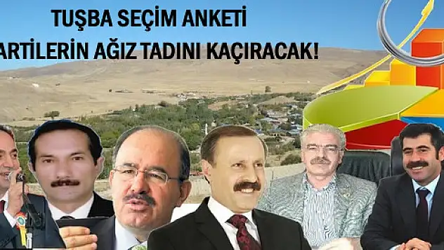 TUŞBADA İLK ANKETTEN BDP ÇIKTI 