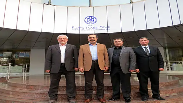 Toprak, konya ticaret borsası'nı ziyaret etti