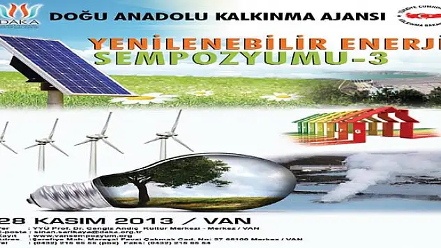 DAKAdan 3. yenilenebilir enerji sempozyumu