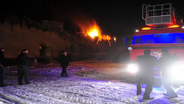 VANET ENTEGRE TESİSLERİNDE YANGIN