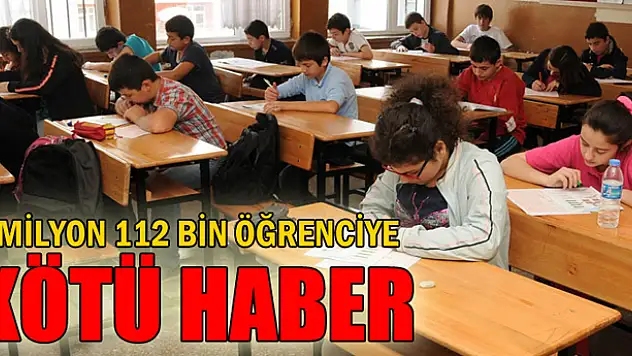 1 milyon 112 bin öğrenciyi ilgilendiren haber