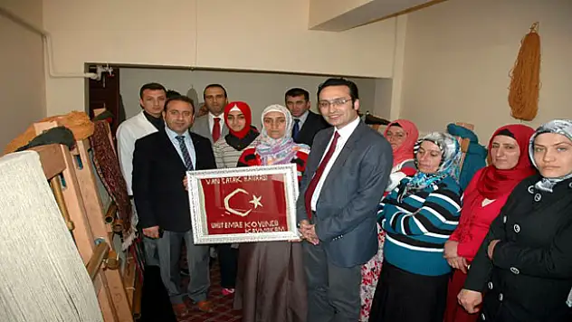 Çatak'ta Kilim Kursu Atölyesi Açıldı