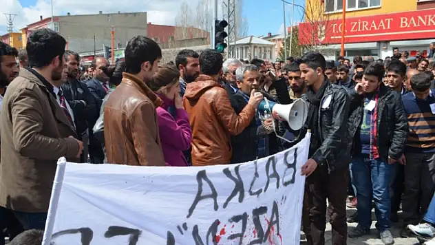 ÇALDIRAN,  ÖLDÜRÜLEN AZEM İÇİN YÜRÜDÜ