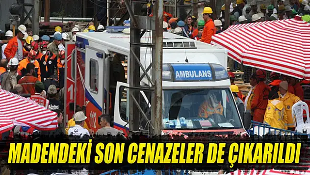Madendeki son 2 işçinin de cansız bedenleri çıkarıldı