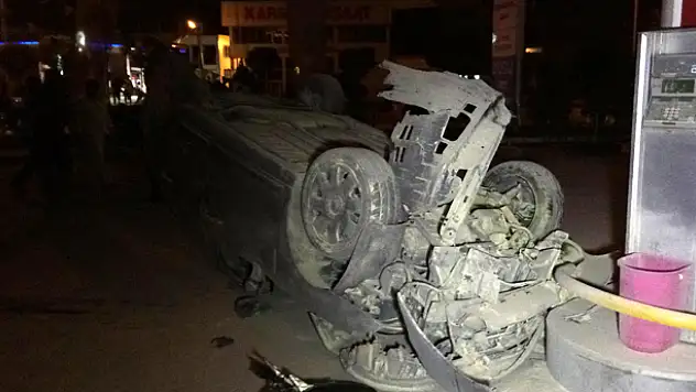 Araç Takla Attı: 2 Yaralı