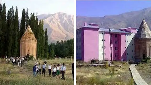 VAN'DA TARİHİ BETONLA KATLETTİLER