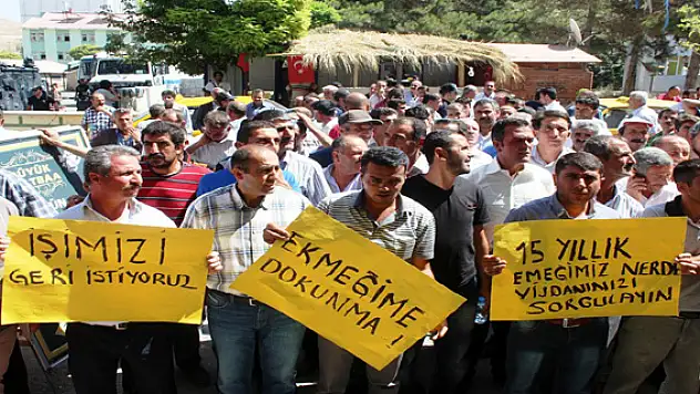 Taşeron İşçiler Eylemde 