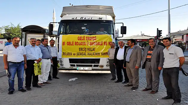 Erciş'ten Şengal'e Yardım Malzemesi