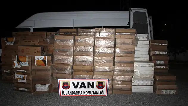 Van'da Kaçak Sigara Operasyonu