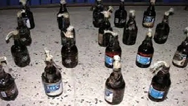 48 Adet Kullanıma Hazır Molotofkokteyli Ele Geçirildi