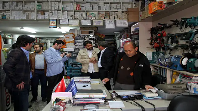 Van TSO Yönetimi Tüccarları Ziyaret Etti