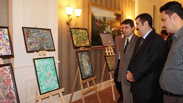 (TRSM)'den el sanatları sergisi açıldı. 