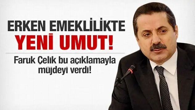 Yaşa  Takılanlara Erken Emeklilik Müjdesi