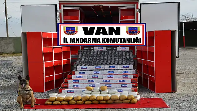 74 Kilo Esrar ve 18 Bin Paket Sigara Ele Geçirildi