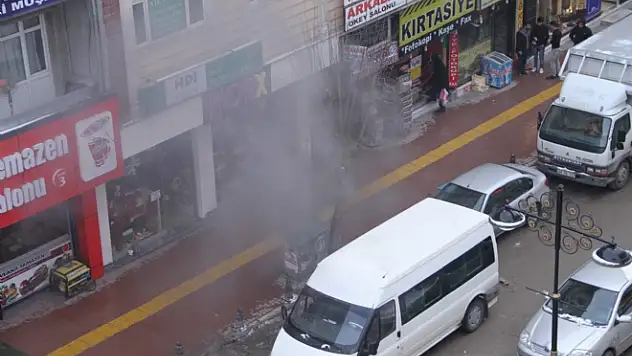Van'da Elektirik Panosu Patlaması