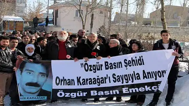 Gazeteci Orhan Karaağar Anıldı