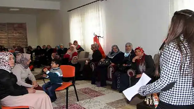 Gevaş'lı Kadınlara Seminer Verildi