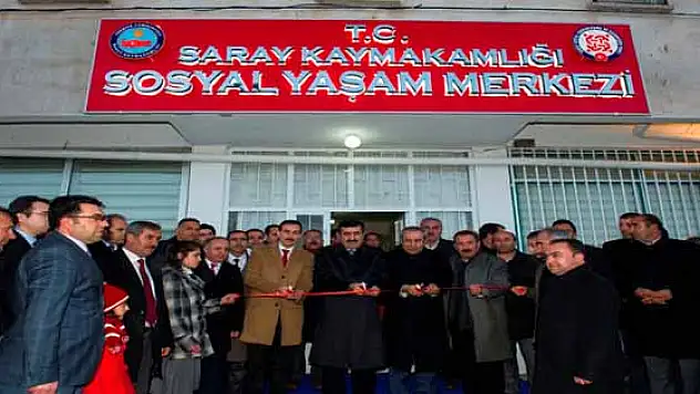 Saraylılar, Sosyal Yaşam Merkezine Kavuştu