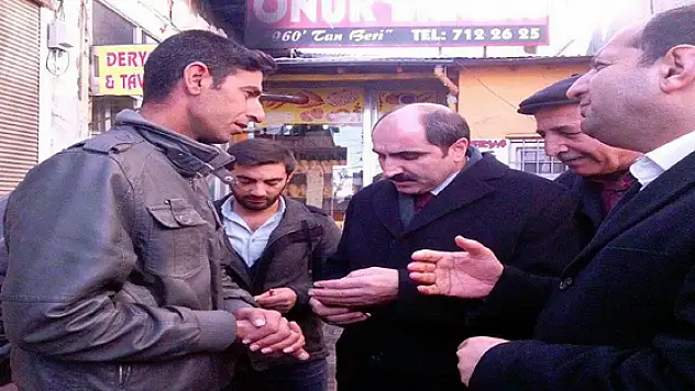 AK Partililerden Esnaf Ziyareti