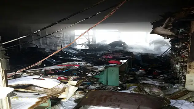 Tuhafiye Dükkanında Yangın 