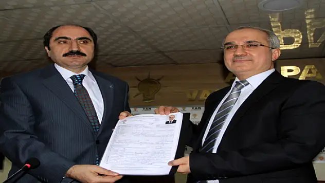 Adnan İnanç Başvurusunu Yaptı