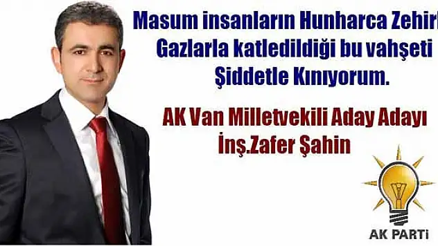 Şahin'den Halepçe Katliamına Kınama