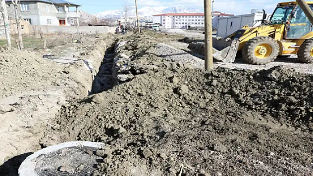 VASKİ'den Kanalizasyon Hattı Çalışması