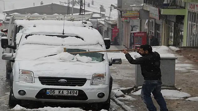 Başkale'da Kar Yağışı 