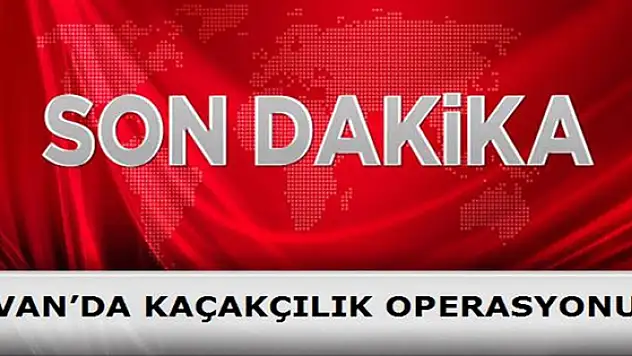 Van'da Kaçakcılık Operasyonları