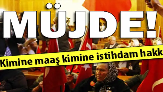 Gazi Ve Şehit ailelerine Müjde