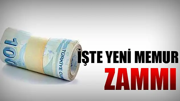 Kamu çalışanlarının zammı netleşti