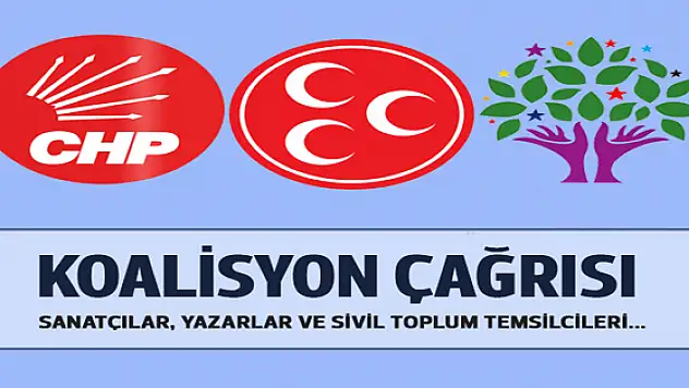 CHP,MHP,HDP'ye Koalisyon Çağrısı