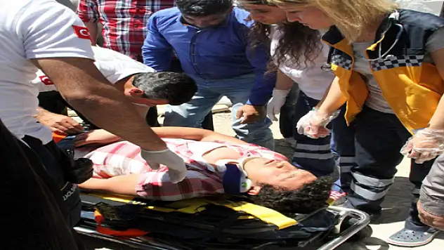 İnşaattan Düşen Bir Kişi Yaralandı