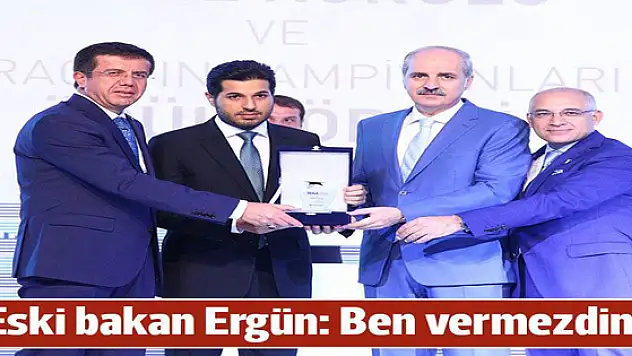 Eski Bakan Nihat Ergün: Ben olsam Reza Zarrab'a ödül vermezdim