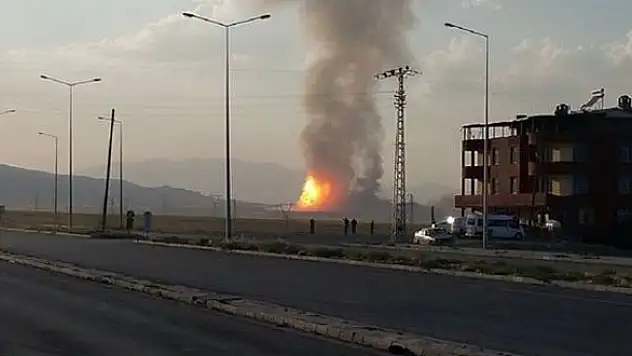 Ağrıda doğalgaz hattına saldırı