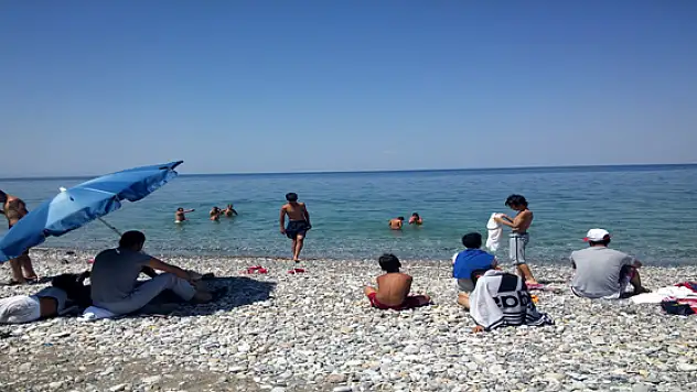 Çocukların Van Gölü Keyfi